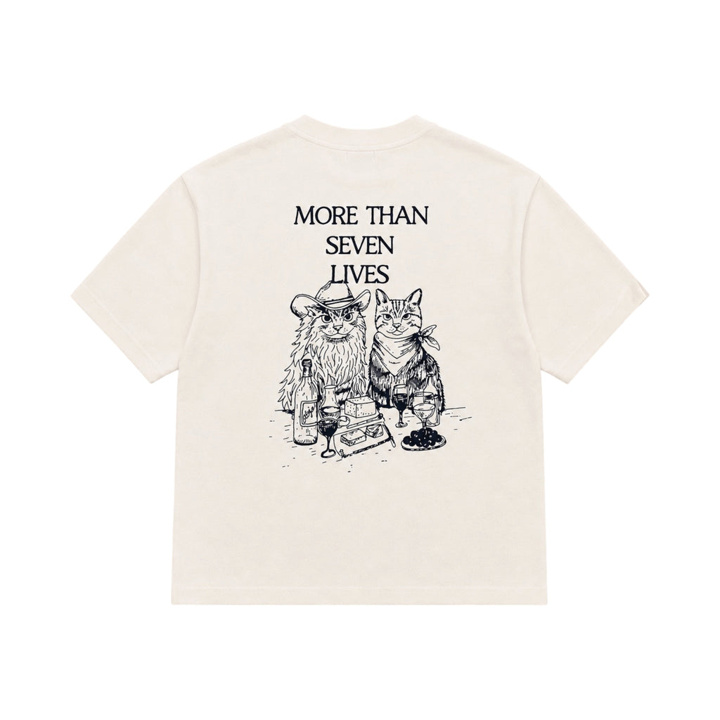 MORE THAN SEVEN LIVES T-SHIRT
