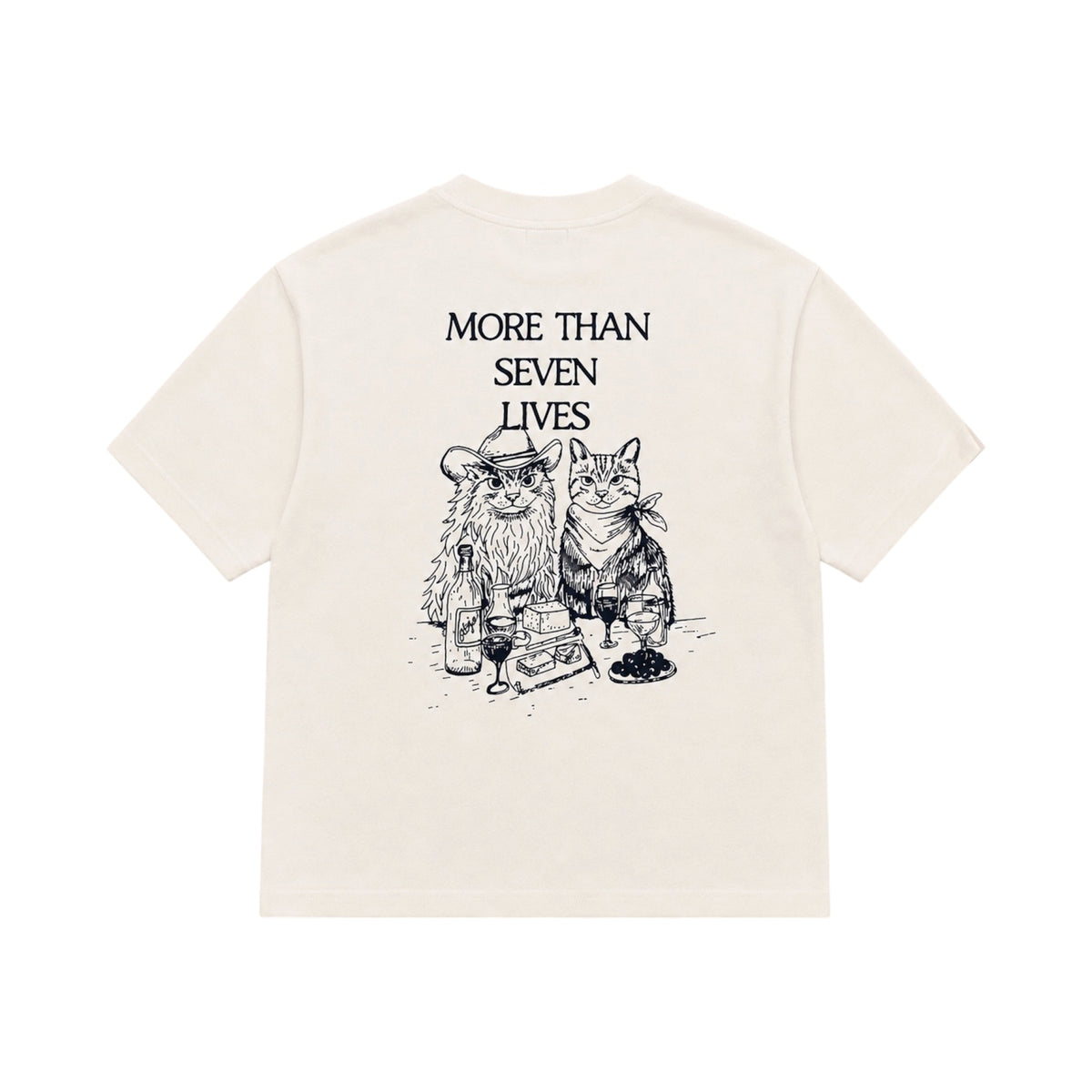 MORE THAN SEVEN LIVES T-SHIRT