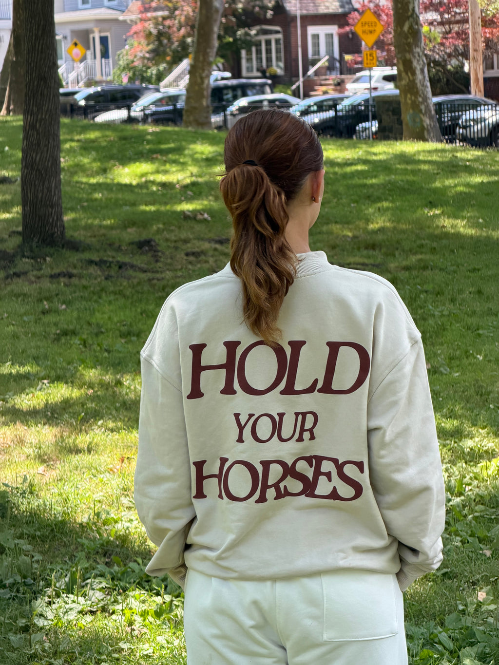 HOLD YOUR HORSES SWEATSHIRT