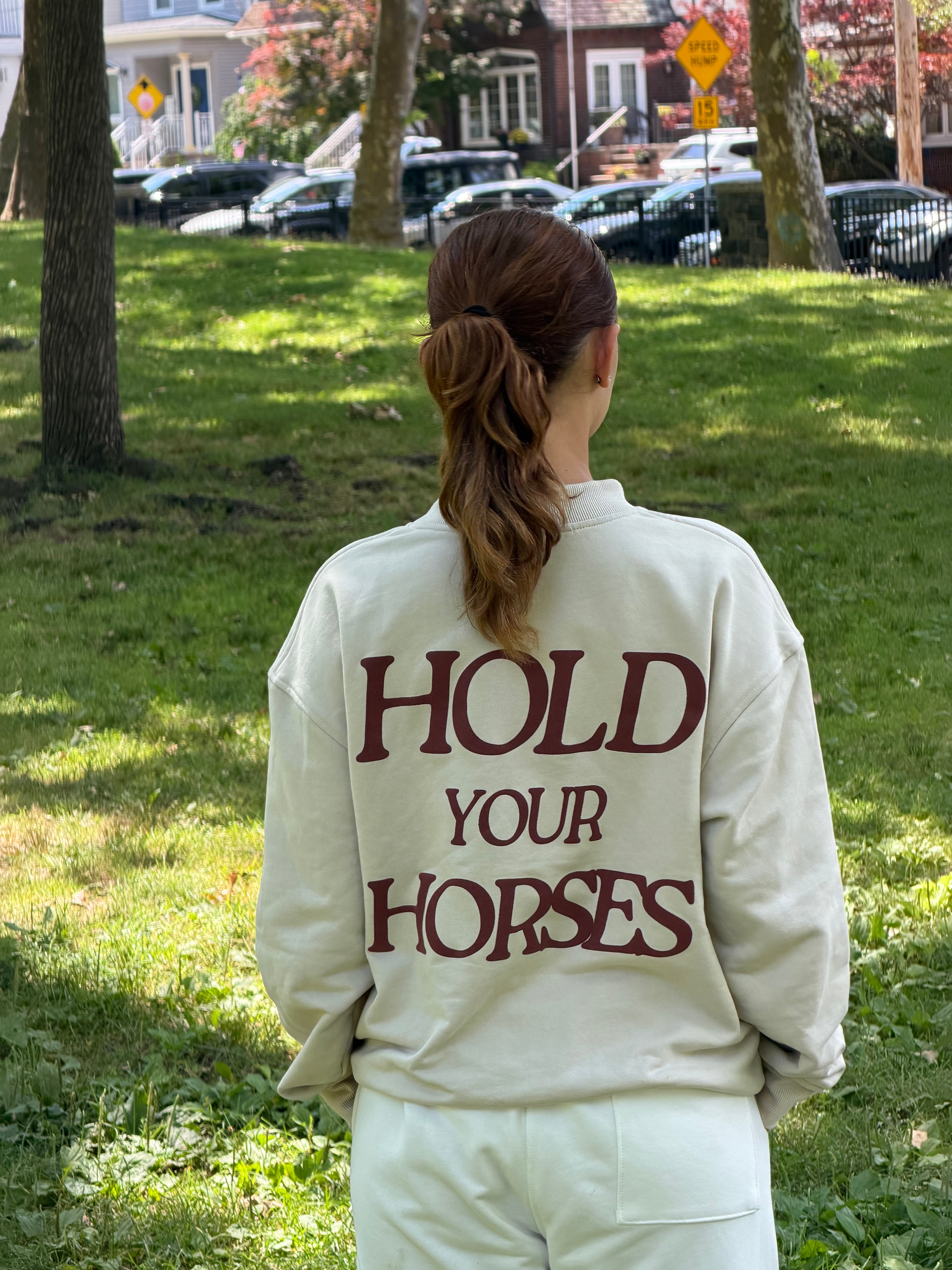 HOLD YOUR HORSES SWEATSHIRT